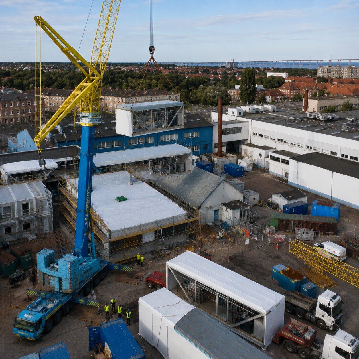 A construction site