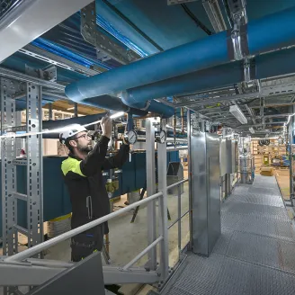 Complex, end-to-end, spray-drying facility